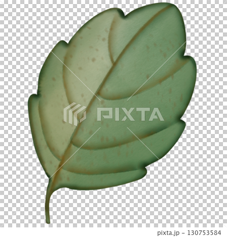 Colorful illustration of pumpkins and autumn leaves in warm shades and element perfect for seasonal decorations and fall themes.  130753584