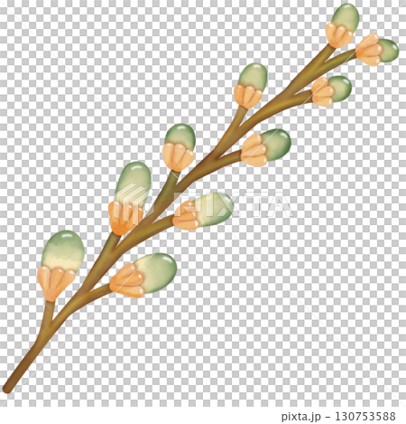 Colorful illustration of pumpkins and autumn leaves in warm shades and element perfect for seasonal decorations and fall themes. Colorful illustration of pumpkins and autumn leaves in warm shades and element perfect for seasonal decorations and fall themes. 130753588