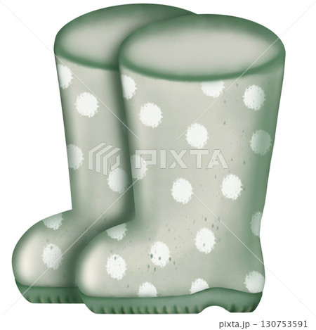 Colorful illustration of pumpkins and autumn leaves in warm shades and element perfect for seasonal decorations and fall themes.  130753591