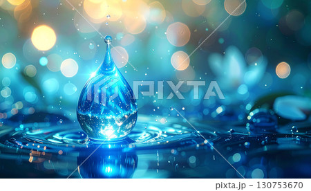 水滴素材 130753670