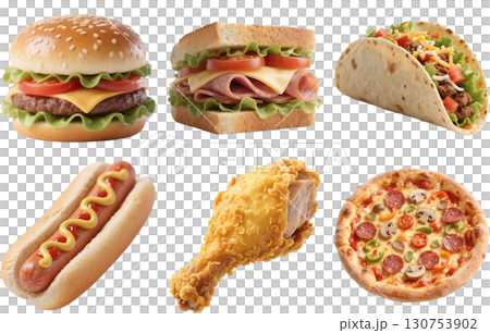 Delicious junk food 130753902