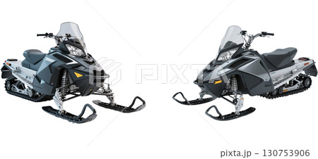 リアルなスノーモービル リアルなスノーモービル 130753906