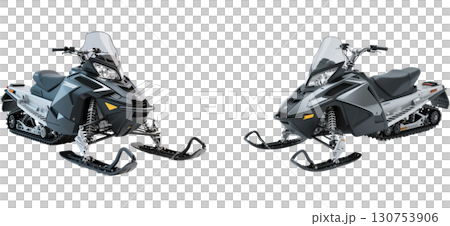 リアルなスノーモービル リアルなスノーモービル 130753906