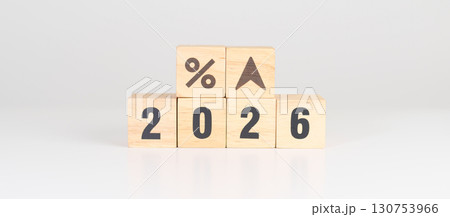 2026 New year with percentage change to UP and Down arrow. Interest rate, GDP, stocks market, financial, deflation and Inflation, mortgage, debt, Loan and Economic Recession 2026 New year with percentage change to UP and Down arrow. Interest rate, GDP, stocks market, financial, deflation and Inflation, mortgage, debt, Loan and Economic Recession 130753966