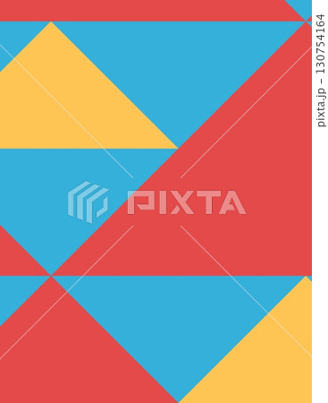 colorful geometric abstract design with triangles and bold shapes colorful geometric abstract design with triangles and bold shapes 130754164