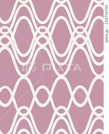 abstract geometric pattern with interconnected loops in pastel purple tones abstract geometric pattern with interconnected loops in pastel purple tones 130754702