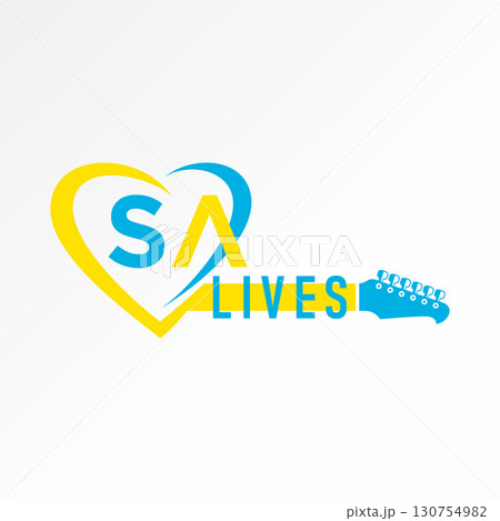 Logo design graphic concept creative premium vector stock image top sell love symbol guitar rock star party musical cafe perform vintage song artist Logo design graphic concept creative premium vector stock image top sell love symbol guitar rock star party musical cafe perform vintage song artist 130754982