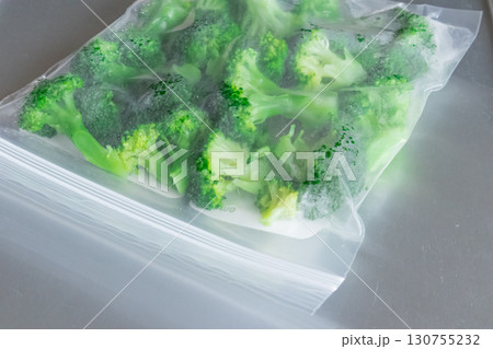 茹でたブロッコリーの冷凍保存方法 130755232