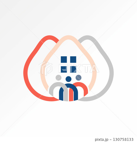 Logo design graphic concept creative premium vector stock image top sell 3 line avocado fruit people hold hands partner vegetable nature home window Logo design graphic concept creative premium vector stock image top sell 3 line avocado fruit people hold hands partner vegetable nature home window 130758133