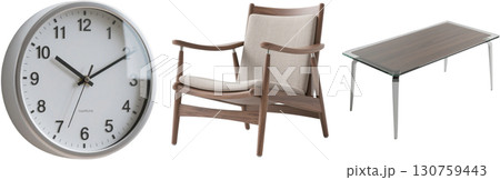 シンプルなインテリアのイラスト 130759443
