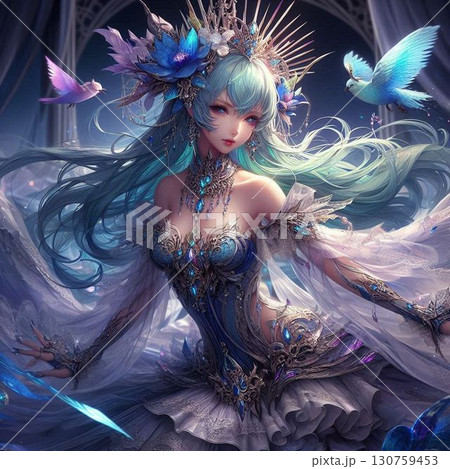 ファンタジー世界の女王、幻想の妃 130759453