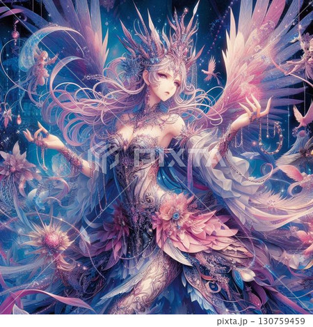 ファンタジー世界の女王、幻想の妃 130759459