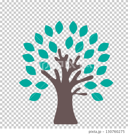 Cute tree illustration Cute tree illustration 130760275