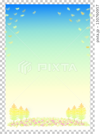 イチョウ並木ミニ朝 イチョウ並木ミニ朝 130760957