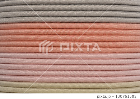 Pastel-colored elastic hair ties Pastel-colored elastic hair ties 130761305