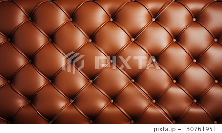 Luxurious Leather Upholstery Background. Generative ai 130761951