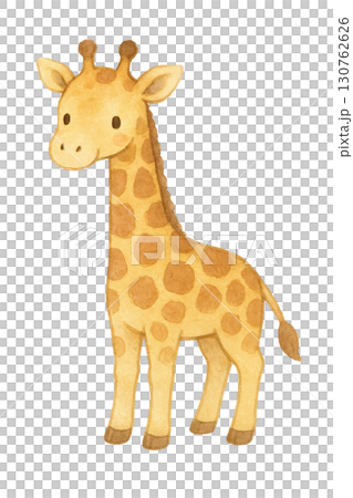 【動物】キリンのイラスト 130762626