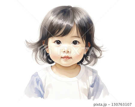 幼い女の子　生成AI  130763107