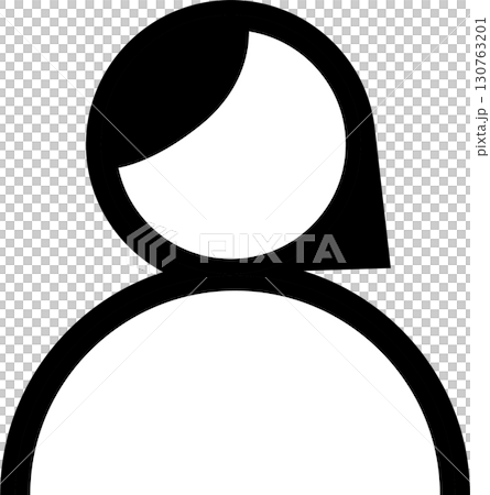 Young Woman Pictogram 130763201
