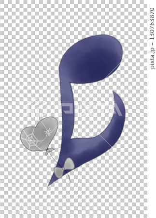 帶有萬聖節氣球的音符 130763870