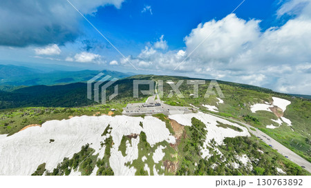 「秋田県」八幡平アスピーテライン　春の風景 130763892