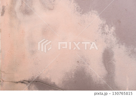 Old, stain and dirty of pink concrete wall background with copy space 130765815