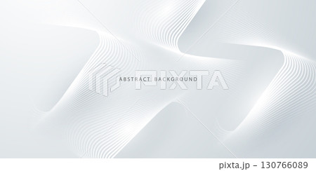 White abstract background with luxury vector illustration. 130766089