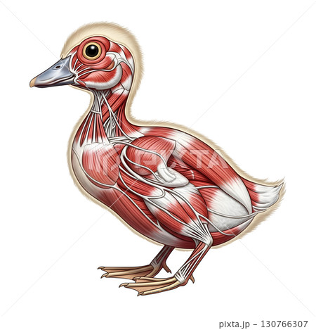 duckling anatomy llustration duckling anatomy llustration 130766307