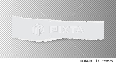Torn paper sheet with ripped edges on a transparent background. Scrapbook edge, notebook tear, blank page split vector illustration. Damaged letter, document mockup, newspaper cutout Torn paper sheet with ripped edges on a transparent background. Scrapbook edge, notebook tear, blank page split vector illustration. Damaged letter, document mockup, newspaper cutout 130766629