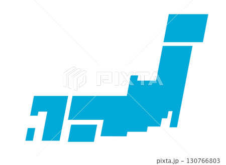 日本地図のベクターイラスト 日本地図のベクターイラスト 130766803