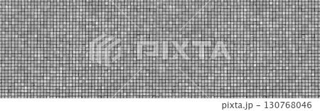 Gray checkered background forming regular grid pattern 130768046
