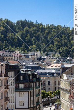 Details of historical architecture, Karlovy Vary, Czechia 130768469