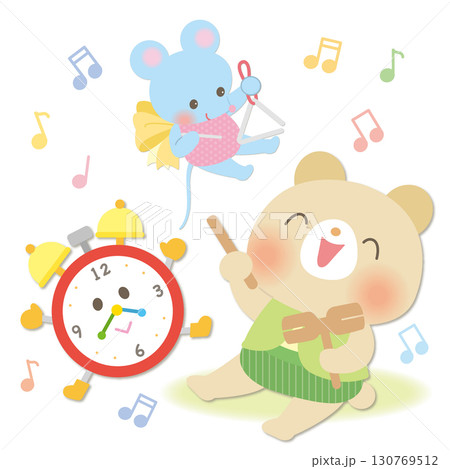 シンコペイテッドクロックの曲をイメージしたイラスト シンコペイテッドクロックの曲をイメージしたイラスト 130769512