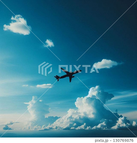 飛行機のアイコン 130769876