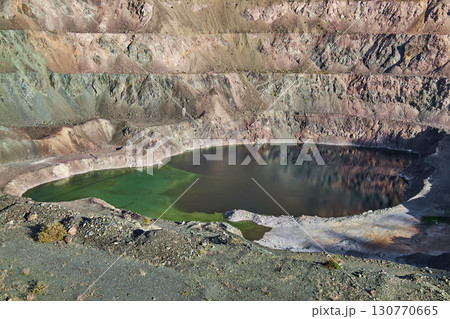 Mineral deposit, lead mining in open pit Mineral deposit, lead mining in open pit 130770665