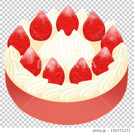 いちごのケーキ 130771271