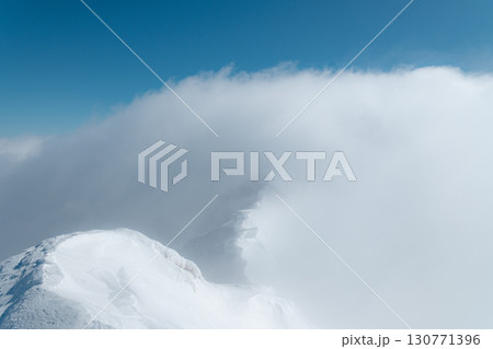 冬の伯耆大山 冬の伯耆大山 130771396