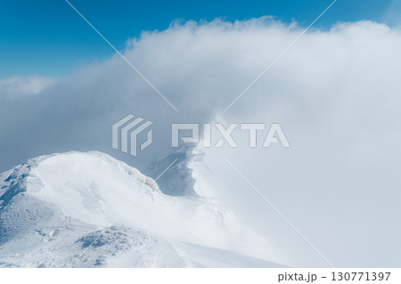 冬の伯耆大山 冬の伯耆大山 130771397