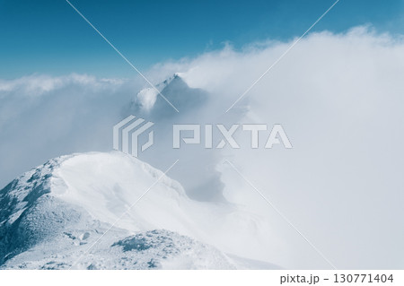 冬の伯耆大山 冬の伯耆大山 130771404