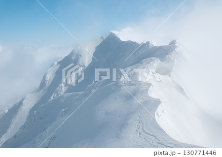 冬の伯耆大山 冬の伯耆大山 130771446