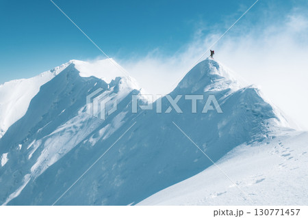 冬の伯耆大山 冬の伯耆大山 130771457