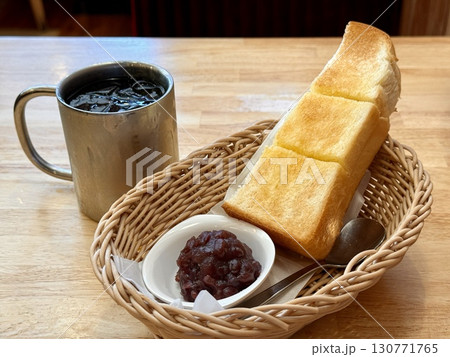 おぐらあんとトースト 朝食 おぐらあんとトースト 朝食 130771765