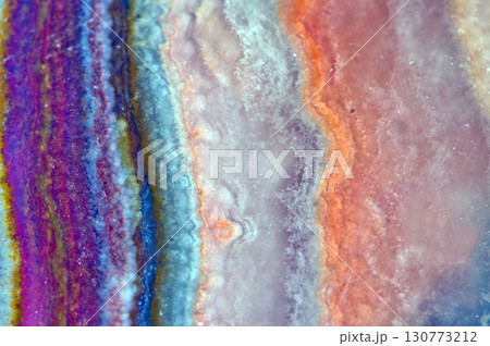 Ore close-up. Nugget.Colorful abstract background. 130773212