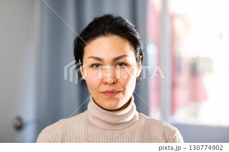 Portrait of Asian woman at home Portrait of Asian woman at home 130774902