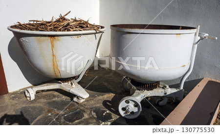 Antique shredder, wood chipper in Slovakia. In working condition. 130775530