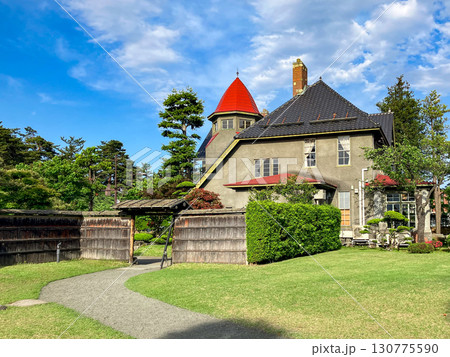 藤田記念庭園 洋館 青森県弘前市 晴天 藤田記念庭園 洋館 青森県弘前市 晴天 130775590