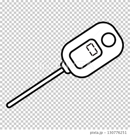 簡單的烹飪溫度計插圖 簡單的烹飪溫度計插圖 130776251
