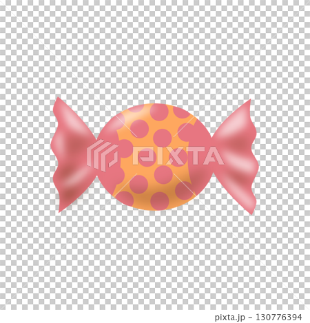 粉紅色和橘色的糖果 粉紅色和橘色的糖果 130776394