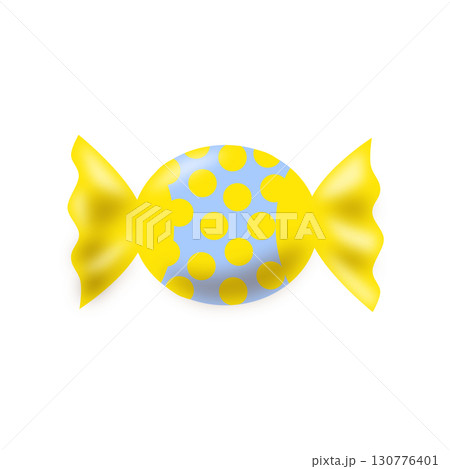 飴玉 黄色と水色 飴玉 黄色と水色 130776401