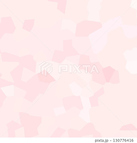 きれいオシャレなピンク色　モザイク柄グラデーション背景テクスチャー　淡い桜色ベクター 130776416